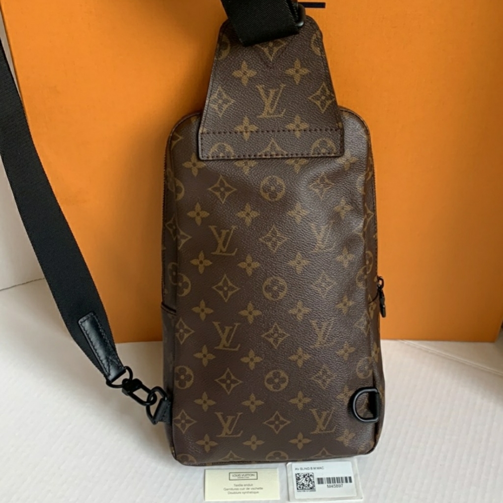 LOUIS VUITTON NEW MONOGRAM AVENUE SLING BAG VIRGIL A. - Picture 6 of 12